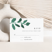 Botanische RSVP-Karte | Smarald RSVP Karte