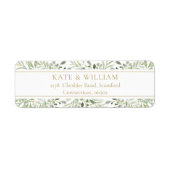 Botanische Rücksendeadresse (Vorne)