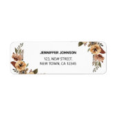 Botanische Rücksendeadresse (Vorne)