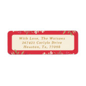 Botanische Rücksendeadresse (Vorne)