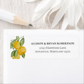 Botanische Rücksendeadresse Lemon (Insitu)