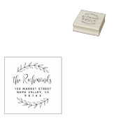 Botanische Rücksendeadresse Moderner Name der Skri Gummistempel (Stempel)