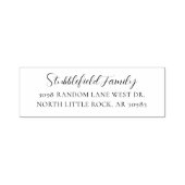 Botanische Rücksendeadresse Permastempel (Design)