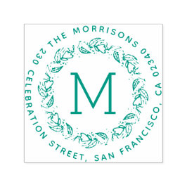 Botanische Rücksendeadresse Permastempel