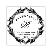 Botanische Rücksendeadresse Permastempel (Design)