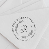 Botanische Rücksendeadresse Permastempel