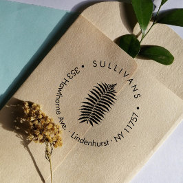 Botanische Rücksendeadresse Permastempel