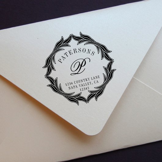 Botanische Rücksendeadresse Permastempel