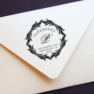 Botanische Rücksendeadresse Permastempel