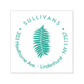 Botanische Rücksendeadresse Permastempel (Design)