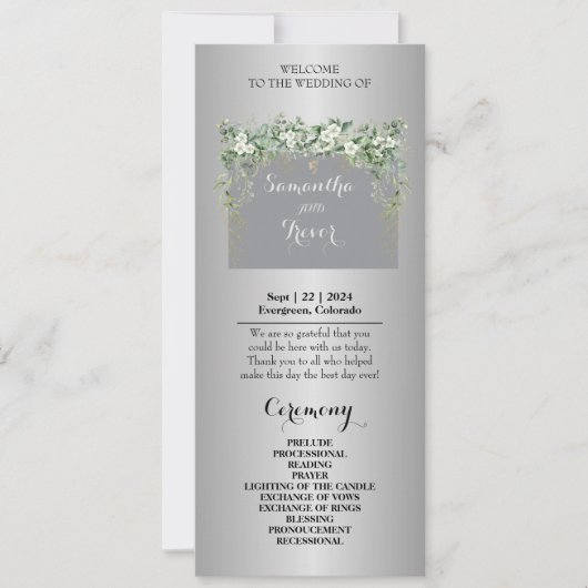 Botanische Ruhe: Eine florale Affäre mit Flachkart (Vorderseite)