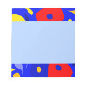 Botanische Rundformen Notizblock (Vorderseite)