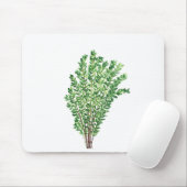 Botanische rustikale Kräutergarten Thymian Mousepad (Mit Mouse)