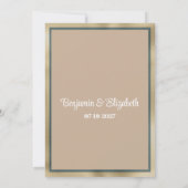 Botanische rustikale UAWG Einladung (Rückseite)