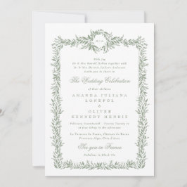 Botanische Salbei-Ohrfeige Einladung