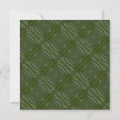 Botanische Save the Date tropische Palmen (Rückseite)