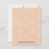 Botanische Schattenfrauenstationerie - Orange Mitteilungskarte (Rückseite)