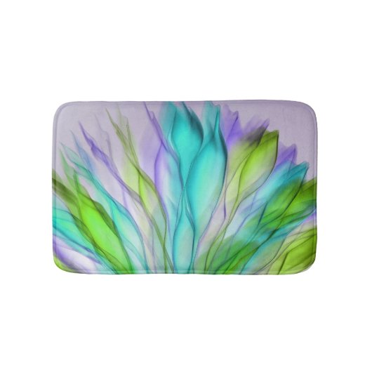 Botanische Schichten Bath Mat - Artistic & Plush Badematte (Vorderseite)