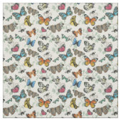 Botanische Schmetterlinge belästigende Printwerbun Stoff (Muster)