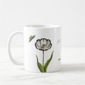 Botanische Schmetterlinge Kaffeetasse (Links)