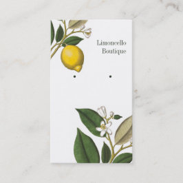 Botanische Schmuckkarte Lemon Visitenkarte