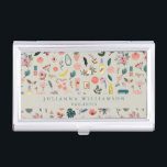 Botanische Schönheit Blütennatur Moderne Custom Visitenkarten Dose<br><div class="desc">Botanische Schönheitsblumengeschmacksmuster Branding Moderne,  maßgeschneiderte Visitenkarte</div>