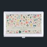 Botanische Schönheit Blütennatur Moderne Custom Visitenkarten Dose<br><div class="desc">Botanische Schönheitsblumengeschmacksmuster Branding Moderne,  maßgeschneiderte Visitenkarte</div>
