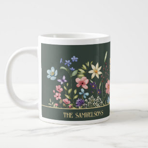 Botanische Schönheit der Natur mit unserer Wildblu Jumbo-Tasse