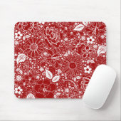 Botanische Schönheiten Rote Maus Pad Mousepad (Mit Mouse)