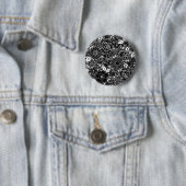 Botanische Schönheiten Schwarz-Weiß Button (Beispiel)