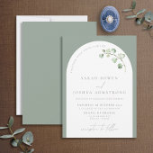Botanische Schrift Hochzeit im Grünen Botanischen Einladung