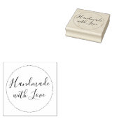 Botanische Schriftzeichen mit Liebe Gummistempel (Stempel)