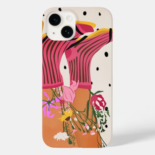Botanische Schritte Case-Mate iPhone Hülle (Rückseite)