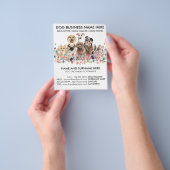 Botanische Schwarze Haustiere Sitter Boarding Groo Flyer (Gruppe)