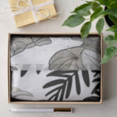 Botanische Schwarzwald-Linie Zeichnend Seidenpapier (Geschenk)