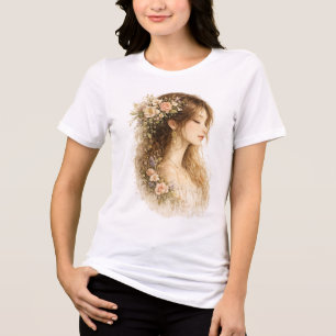 Botanische Seitenansicht Tri-Blend Shirt