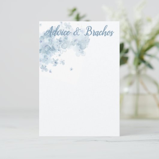 Botanische Sheva Brachos Beratungskarte Begleitkarte (Stehend Vorderseite)