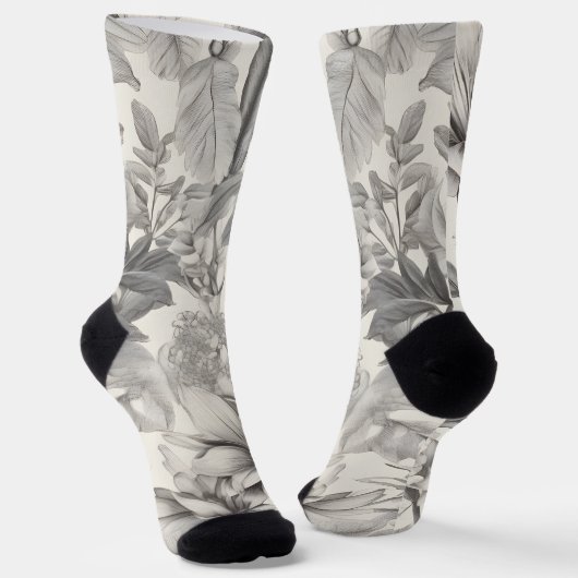 Botanische Socken (Gewinkelt)