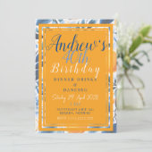 Botanische Sommereinladung Einladung (Stehend Vorderseite)