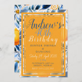 Botanische Sommereinladung Einladung (Vorne/Hinten)