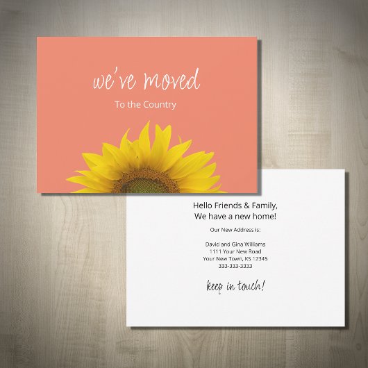 Botanische Sonnenblume, die wir bewegt haben Pfirs Ankündigung