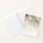 Botanische Spirale mit Verlassen Wasserfarbe Notizblock (Innenseite)