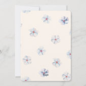 Botanische Spitzen-Osterfotokarte Feiertagskarte (Rückseite)