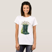 Botanische Stiefel T-Shirt (Vorne ganz)