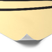 Botanische Symmetrie Abstrakte Linie Kunstwanddruc Poster (Ecke)