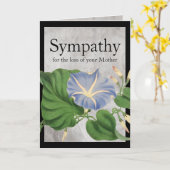 Botanische Sympathie-Karte des Vintagen Morgens Karte (Gelbe Blume)