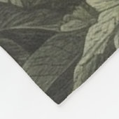 Botanische Szene blauer Krane am Fluss Fleecedecke (Ecke)