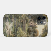 Botanische Szene von Schwänen in einem englischen Case-Mate iPhone Hülle (Rückseite (Horizontal))
