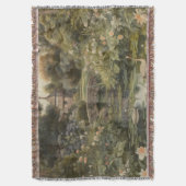 Botanische Szene von Schwänen in einem englischen Decke (Vorderseite Vertikal)