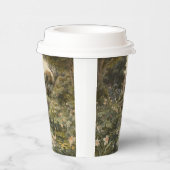 Botanische Szene von Schwänen in einem englischen Pappbecher (Rechts)